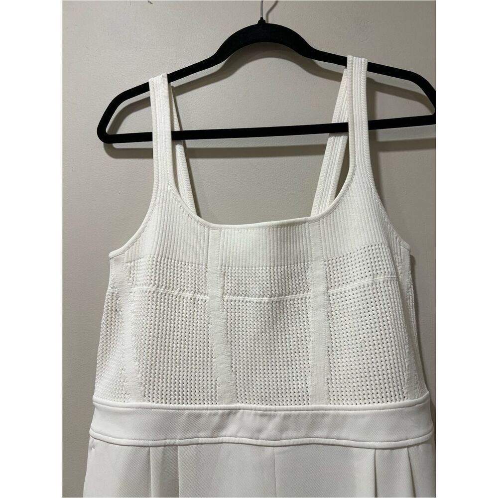 Reiss Carla Perforated-Knit Wide-Leg Jumpsuit in Ivory in size 12 - Picture 8 of 13